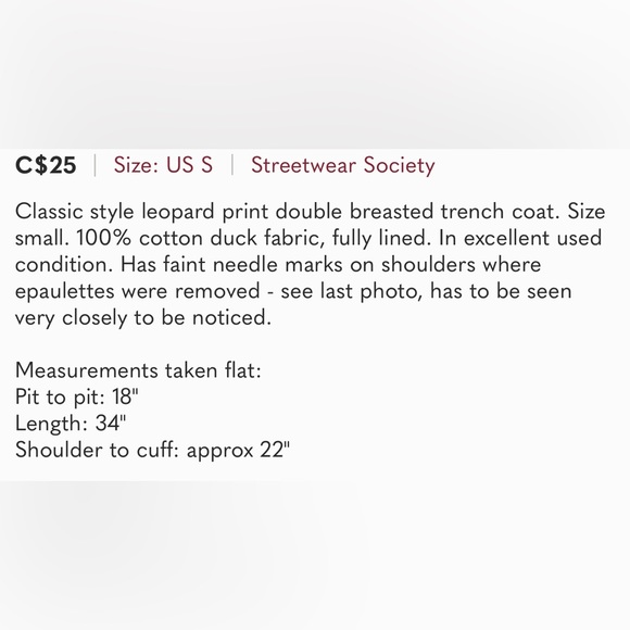 Leopard Print Trench Coat - Picture 2 of 11